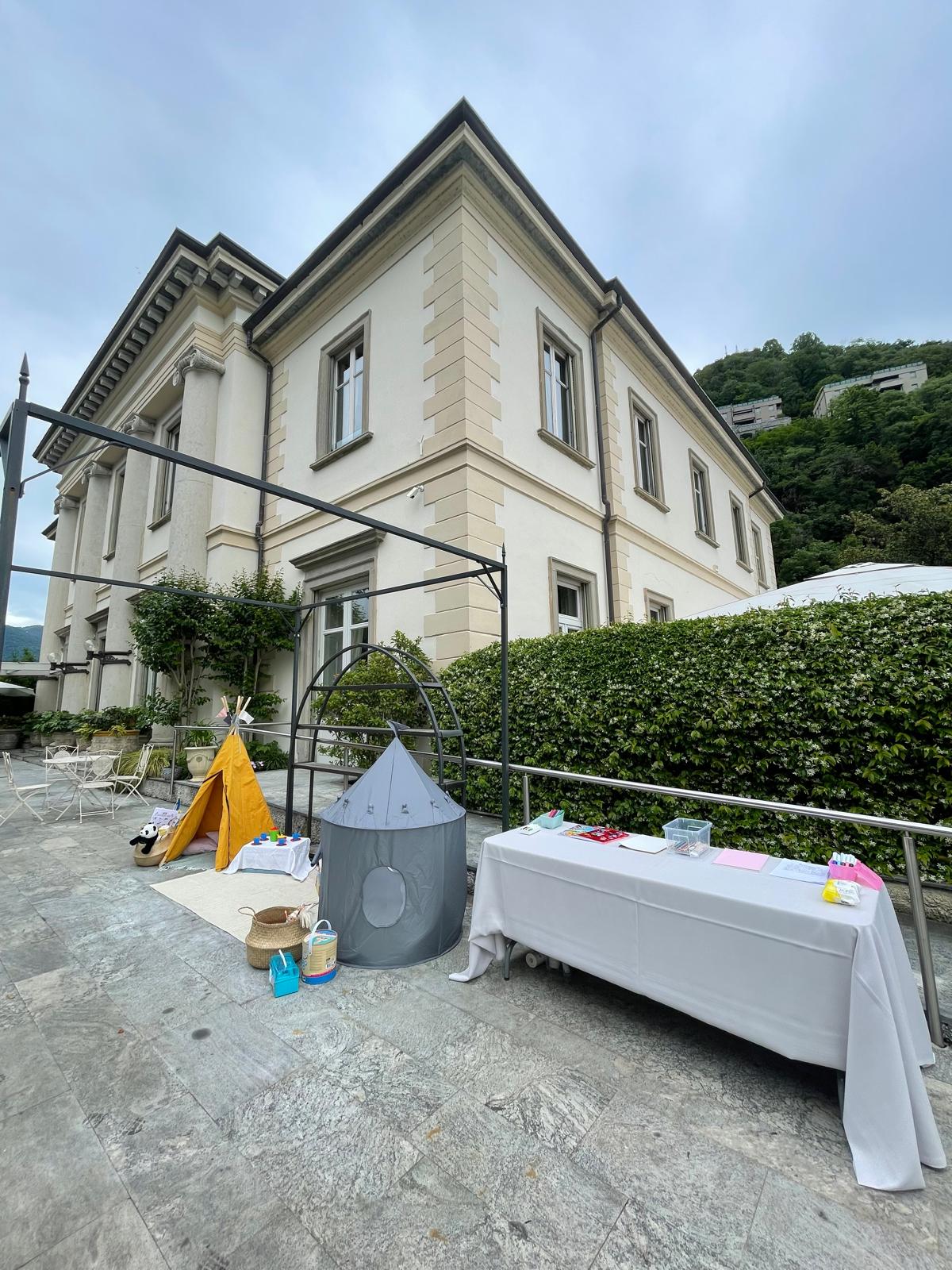 Wedding childcare Lake Como