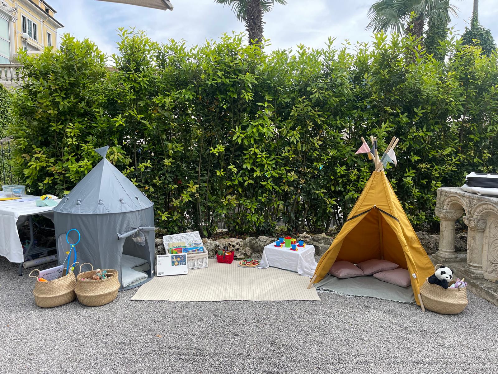 Wedding childcare Lake Como